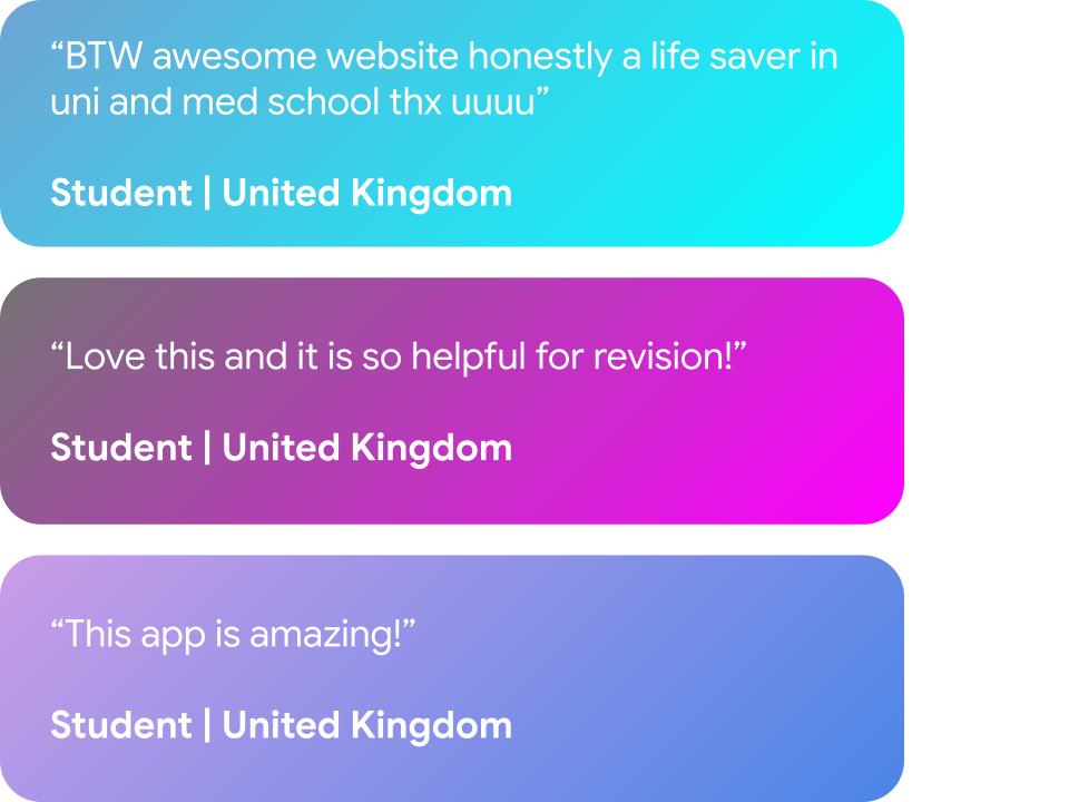 Thea student testimonials